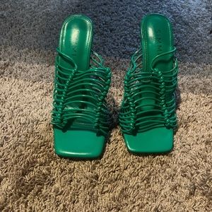 Green Simmi Sandals